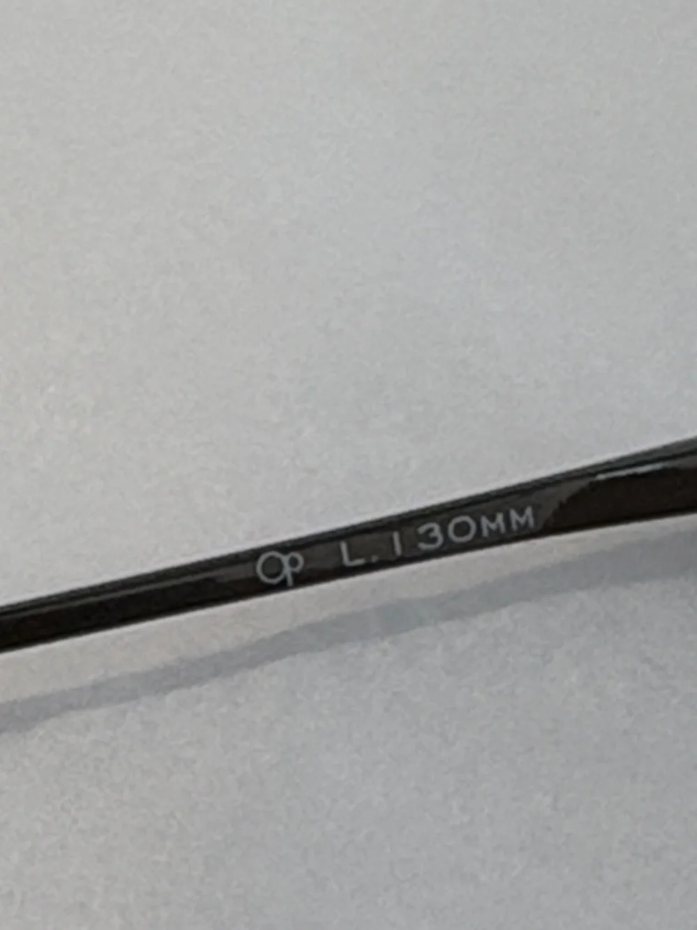 OP Black and White Women's Eyeglasses FRAMES Only L. 130 mm